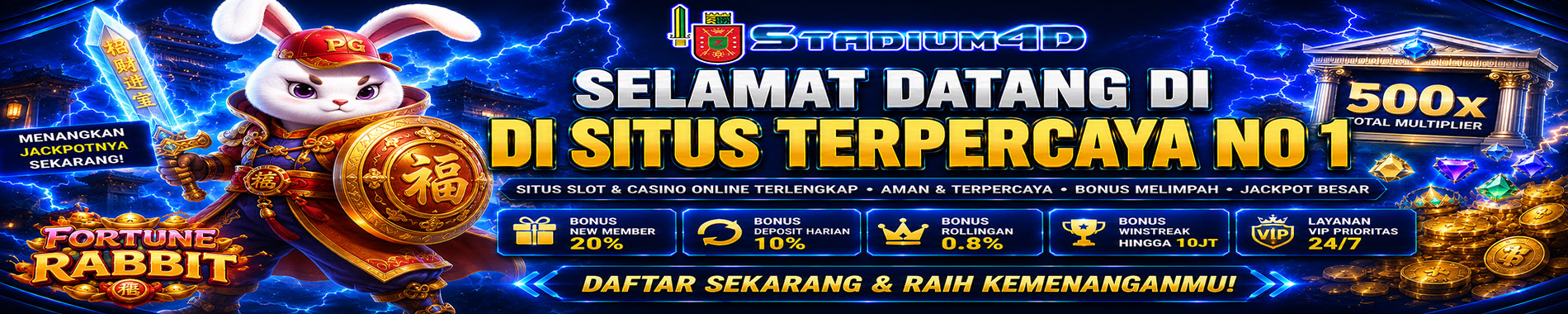 BANNER WELCOME STADIUM4D